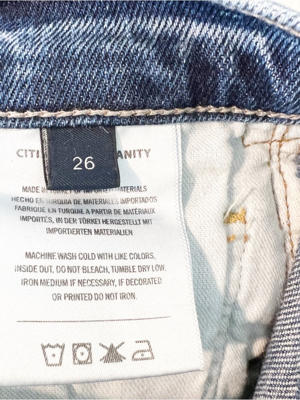 CITIZENS OF HUMANITY LILAH FLARE JEANS ZIP FLY WOMENS SZ 26 - Picture 6 of 11